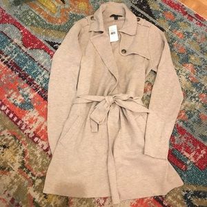 Banana Republic Merino Wool Blend Trench Cardi